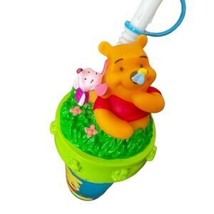 Vtg Disney Winnie the Pooh Bear Travel Water Bottle Tumbler Drink Cup 8."